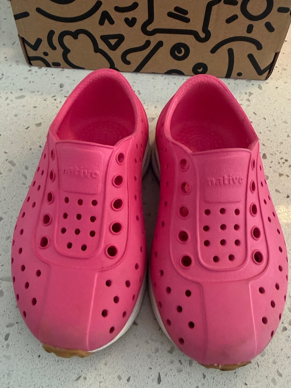 Native Robbie Sugarlite Pink Toddler Shoes